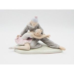 Meico Inc Porcelain Ballet Couple Duet Closing Scene Pierrot Paul Sebastian